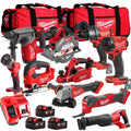 MW M18FPP6L3-503BK24 18V 10 Piece Tool Kit with 3 x 5.0Ah Batteries Charger & Wheeled Bag