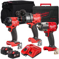 MW 18V 3 Piece Power Tool Kit with 2 x 5.0Ah Batteries T4TKITM-107