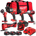 MW 18V 6 Piece Power Tool Kit with 3 x 5.0Ah Batteries T4TKITM-113