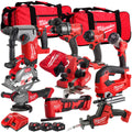 MW 18V 10 Piece Combo Kit with 3 x 5.0Ah Battery & Charger T4TKIT-32230
