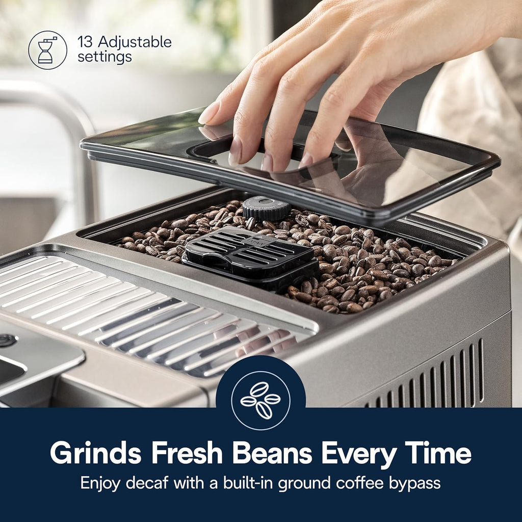 De'Longhi Dinamica Plus Connected Espresso & Coffee Machine